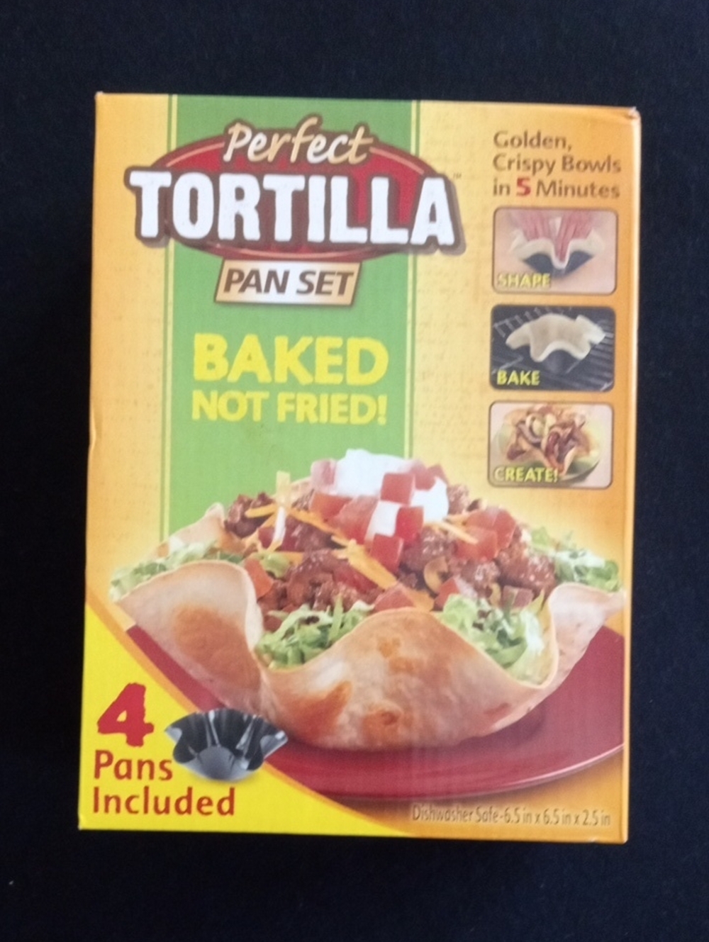 Perfect Tortilla Pan Set Of 4 NIB